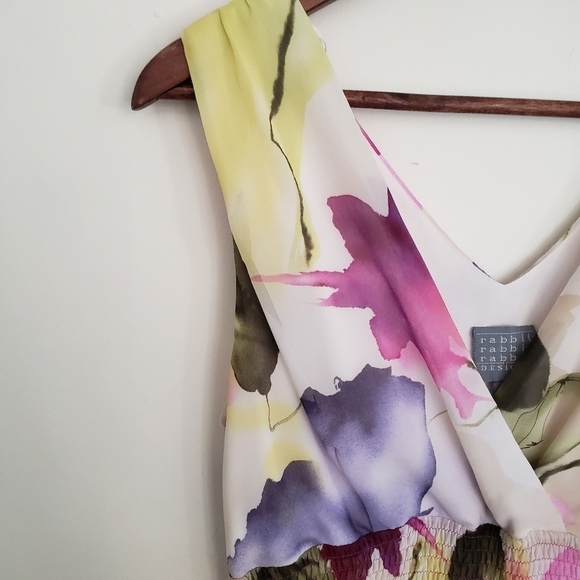 Gorgeous Floral Tank Wrap Dress Size 12 - Picture 10 of 13